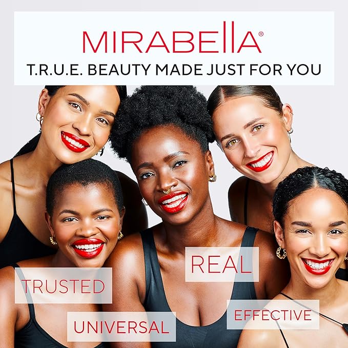 Mirabella 4-Piece Makeup Set for Women & Girls, Illuminizing Holiday Gift Set - Make-Up Set Includes Lip Gloss, Glow Drops, Powder Highlight & Blender Sponge - Talc-Free & Paraben Free Cosmetic Set-Velvo Beauty