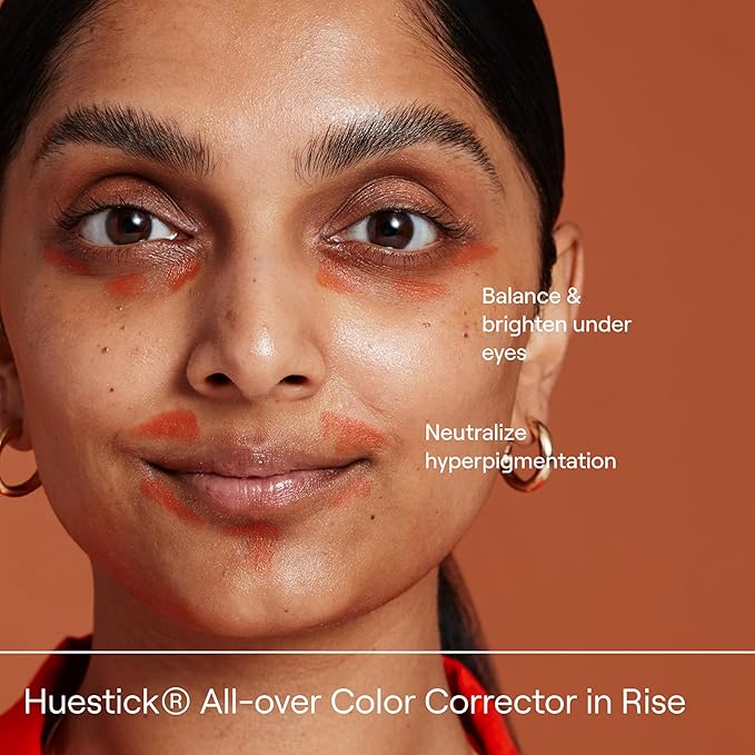 Live Tinted Huestick: All-over Color Corrector Multistick for Brighter, Balanced Skin, Works on Lips, Cheeks, And Eyes, Vitamins C+E Soothes, Heals & Nourishes Damaged Skin - Rise 3g / 0.1oz-Velvo Beauty
