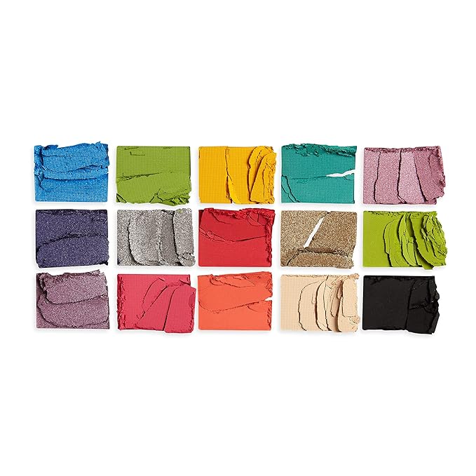 Makeup Revolution Reloaded Palette, Makeup Eyeshadow Palette, Includes 15 Shades, Lasts All Day Long, Cruelty Free, Euphoria, 16.5g-Velvo Beauty