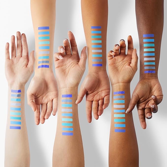 docolor Eyeshadow Palette 9 Colors Green Eyeshadow Gemstone Shadow Palette Highly Pigmented Mattes Shimmers Smokey Glitter Cream Colorful Powder Long Lasting Waterproof Makeup Palette-Velvo Beauty