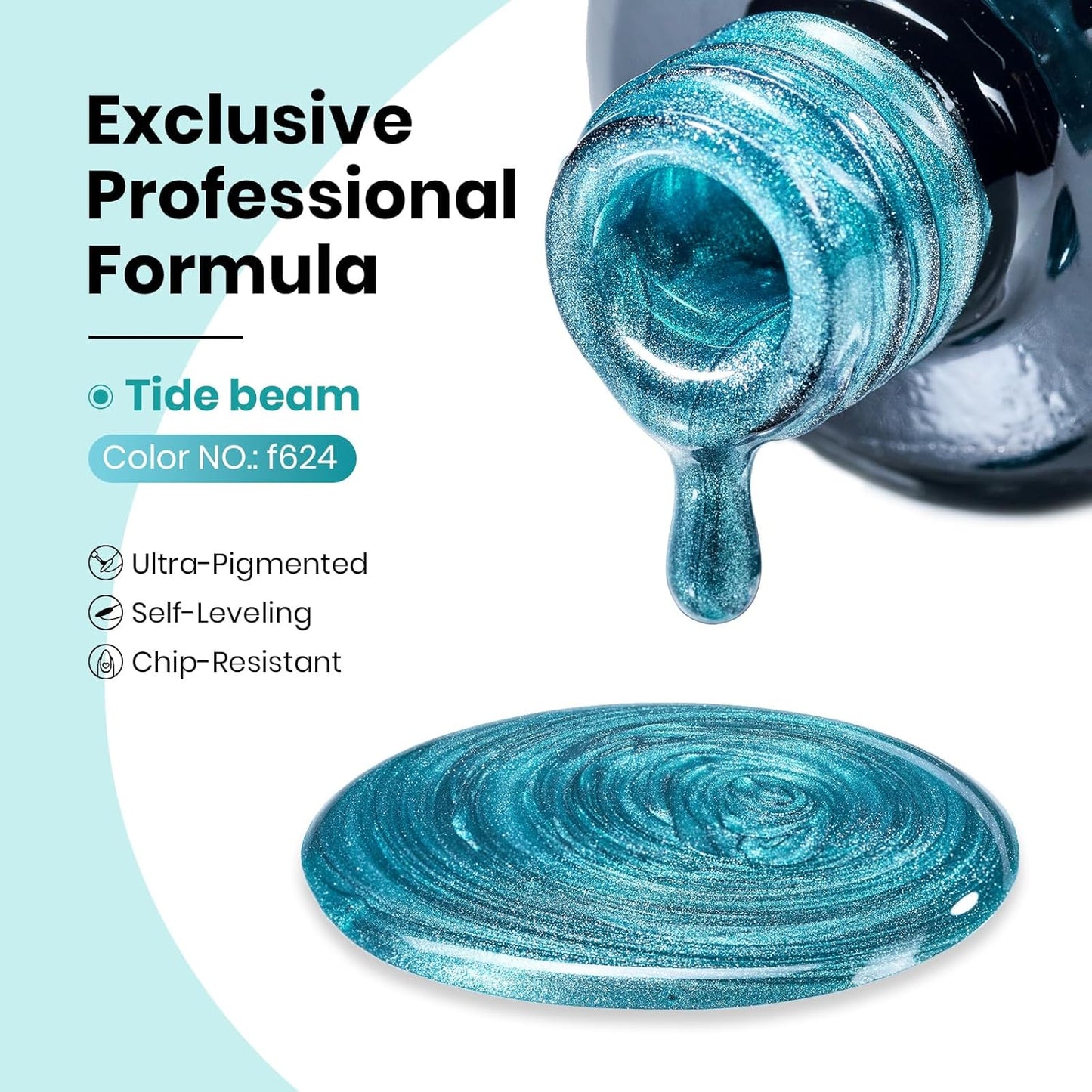 Beetles Blue Cat Eye Gel Polish, 15ML Blue Glass Cat Eye Glitter Gel Polish with Magnet Shimmer Translucent Sheer Color Soak Off UV Tide beam Series French Nail Art Dsign Gift for Women-Velvo Beauty