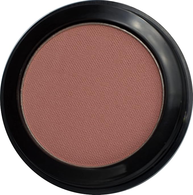 Mauve Rose Matte Dusty Muted Pink Blush Bronzer Pressed Cheek Color Powder, Talc & Paraben Free, 4 Grams, No Animal Testing & Cruelty Free-Velvo Beauty