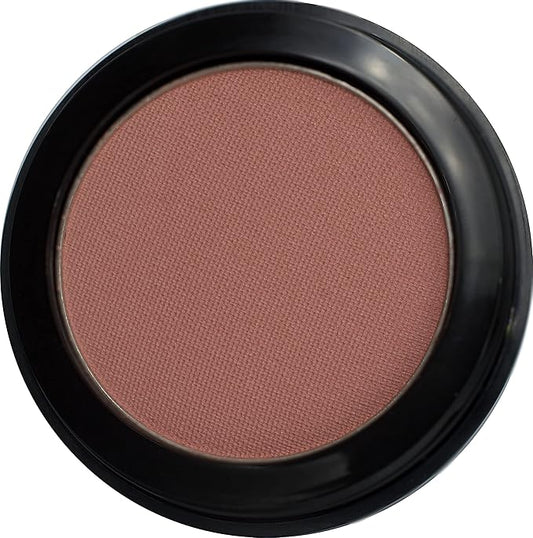 Mauve Rose Matte Dusty Muted Pink Blush Bronzer Pressed Cheek Color Powder, Talc & Paraben Free, 4 Grams, No Animal Testing & Cruelty Free-Velvo Beauty
