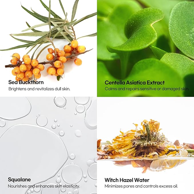 Epielle Hydrating Sheet Mask 6 Pack, Soothing & Restoring Face Mask with Cica, Heartleaf Extract & Witch Hazel Water, Target Dry & Sensitive Skin, Korean Skin Care-Velvo Beauty