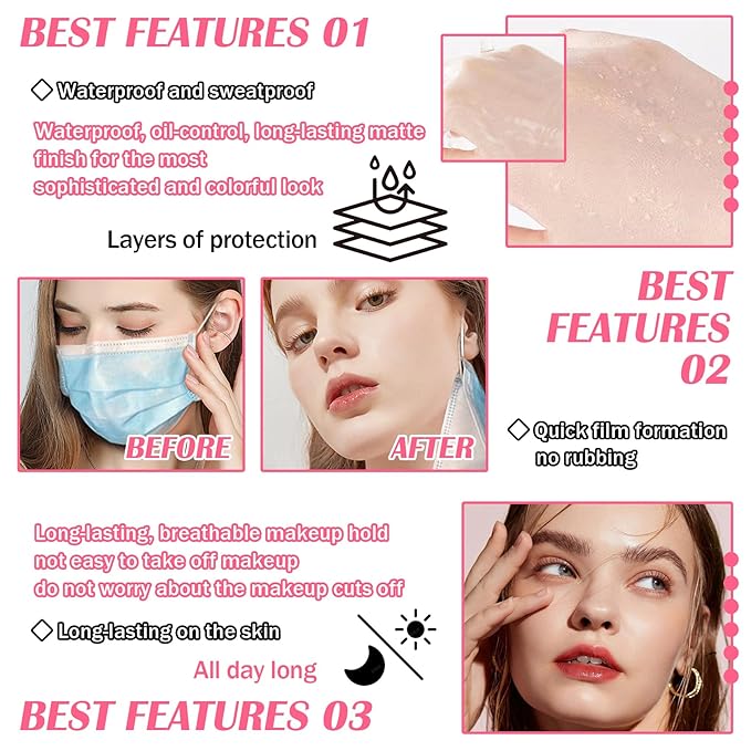 Color Changing Foundation Set,Full Coverage Foundation Liquid Foundation Makeup Gift Set,Moisturizing BB Cream for Women,Flawless Loose Setting Powder Face Primer Base Makeup Kit With Makeup Sponge-Velvo Beauty