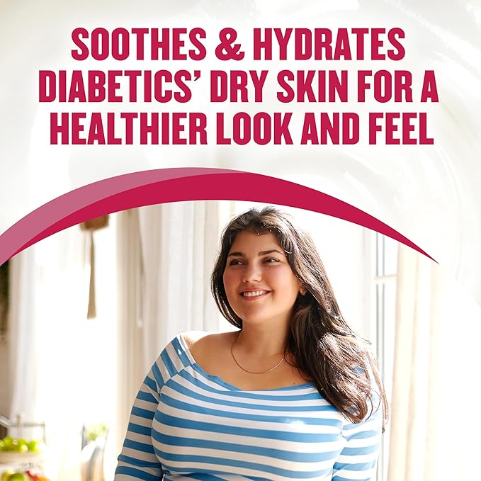 Gold Bond Diabetics' Dry Skin Relief Body Lotion With Vitamin E & Aloe To Soothe & Moisturize Dry, Flaky & Rough Skin, Value Size, 21 oz.-Velvo Beauty