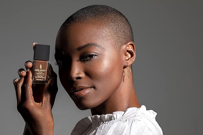 Black Radiance Color Perfect Liquid Full Coverage Foundation Makeup, Butter Scotch, 1 Fl Oz-Velvo Beauty