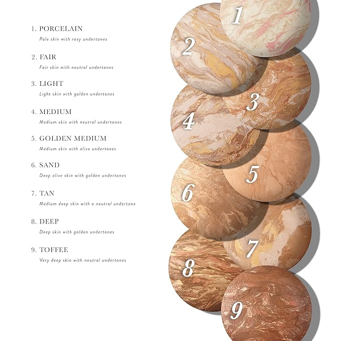 LAURA GELLER NEW YORK Baked Balance-n-Brighten Foundation with Kabuki Brush Makeup Set, Porcelain-Velvo Beauty