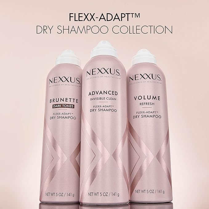 Nexxus Volume Refresh Dry Shampoo For Oil Control + Root-Lifting 72 Hour Freshness with FLEXX-ADAPT Technology 5 oz-Velvo Beauty
