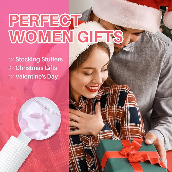 Ice Globes & Ice Roller for Face and Eyes - Facial Massage Tools for Skin Care, Reduce Wrinkles & Puffiness, Cooling Globes & Roller Ball for Glowing Skin 2PCS (Pink)-Velvo Beauty