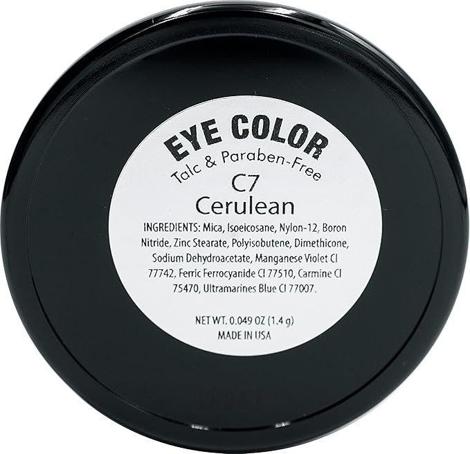 Matte Cerulean Cobalt Deep Royal Navy Blue Pressed Powder Single Vegan Eyeshadow; Talc, Paraben & Cruelty Free-Velvo Beauty
