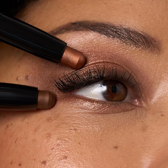 Julep Eyeshadow 101 Crème-to-Powder Eyeshadow Stick Duo, Copper Shimmer & Cocoa Shimmer-Velvo Beauty