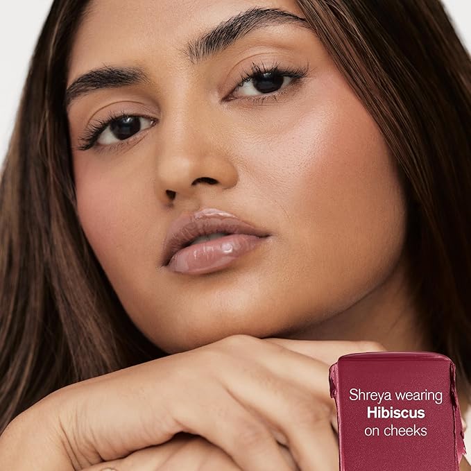 AMI COLÉ Desert Date Cream Multistick Lip and Cheek Tint (Hibiscus), moisturizing lip tint, lip and cheek stain, natural lip color-Velvo Beauty