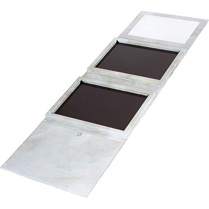 Marble Extra Large Empty Magnetic Makeup Palette Holds 70 Standard Magnetic Eyeshadows. Depot your Highlighters, Blushes, Powders and more-Velvo Beauty