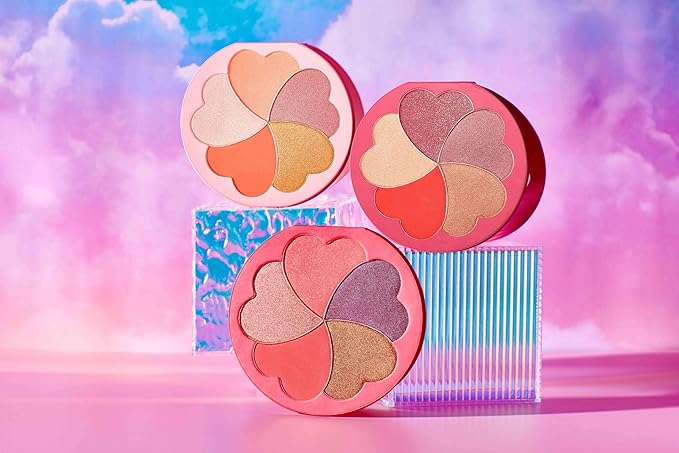 Blush Palette, Bronzer Matte Blush and Highlighter Palette, Cheek Blush Makeup, Bright Pink Blush Powder, Rose Magenta Peach Red, Talc Free-Velvo Beauty