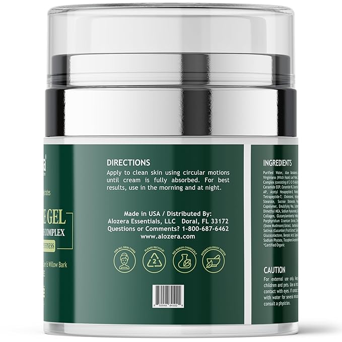 Under Eye Gel - Premium Anti Aging Eye Cream for Dark Circles & Puffiness, Treatment On, Eye Bags Gone, Brightness Glows, 1.7 oz.-Velvo Beauty