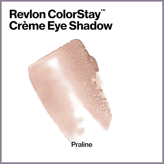 REVLON Colorstay Creme Eye Shadow - 730 Praline for Women - 0.18 Oz Eye Shadow, 0.18 Oz-Velvo Beauty