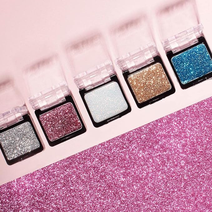 wet n wild Color Icon Eyeshadow Glitter - Ultra-Pigmented, Vitamin E Infused for a Silky-Smooth Moisturizing Application, Cruelty-Free & Vegan - Groupie-Velvo Beauty