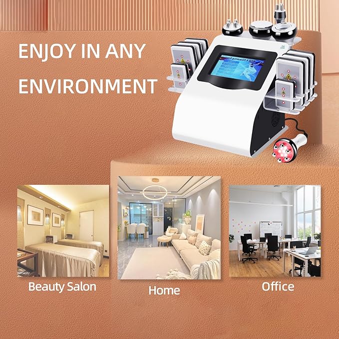 Body Machine Body Multifunctional Beauty Machine Cellulite Device, White-Velvo Beauty