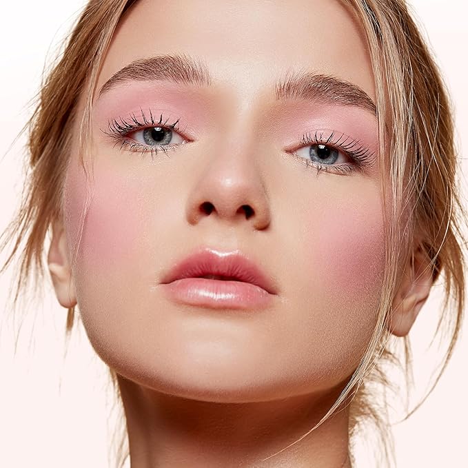 Boobeen Loose Blush Powder Air Cushion Blush, Face Blusher Cheeks Powder, Natural Highly Pigmented Soft Blush Makeup Long Lasting, Matte Finish-Velvo Beauty