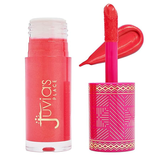 Juvia's Place Blushed Liquid BlushLighter Rose Glow - Liquid Blush for Cheeks with Luminous Glow, Long-Wearing, Buildable & Highly-Pigmented Makeup Blush, Easy to Blend Liquid Blush-Velvo Beauty