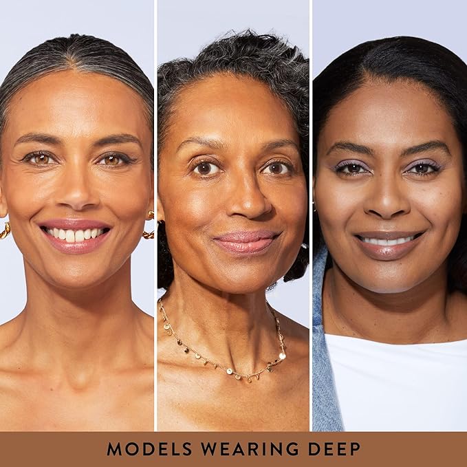 LAURA GELLER NEW YORK Baked Balance-n-Brighten Foundation with Kabuki Brush Makeup Set, Deep-Velvo Beauty