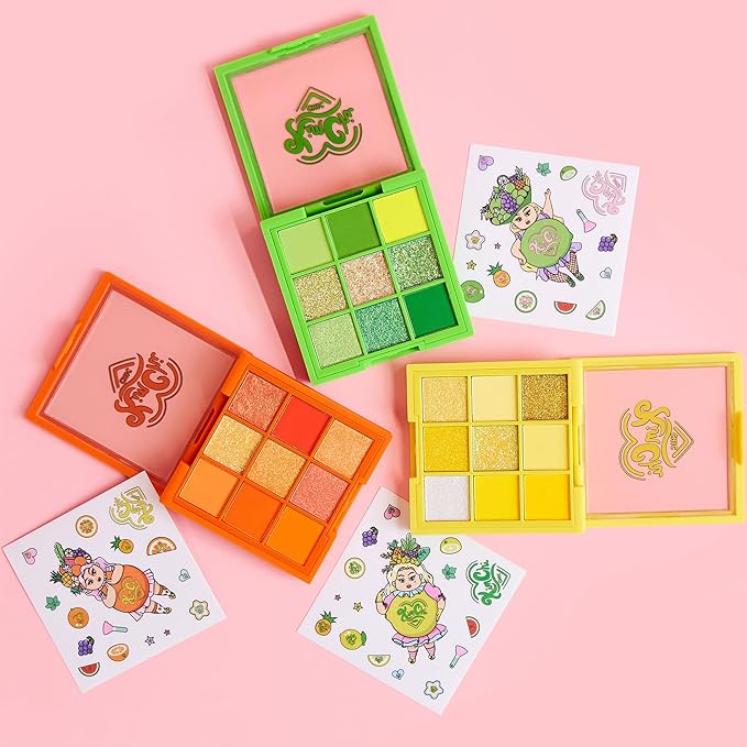 Kimchi Chic Beauty Citrus Queen - 9 Shades in 1 Makeup Palette - 03 LIME-Velvo Beauty