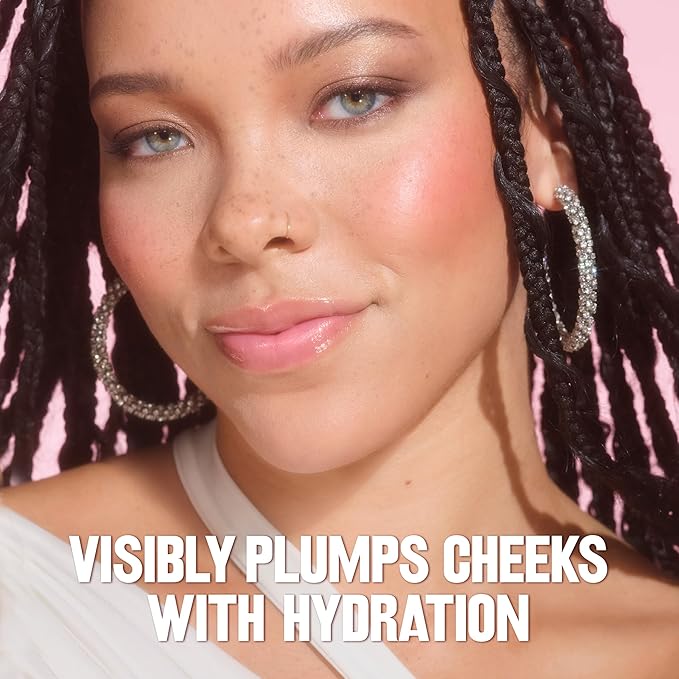 Revlon Glimmer Blush Drops, Liquid Blush for Cheeks, Liquid to Velvety Powder Finish, Glowy, High Pigment, 101 Coralicious, 0.32 fl oz-Velvo Beauty