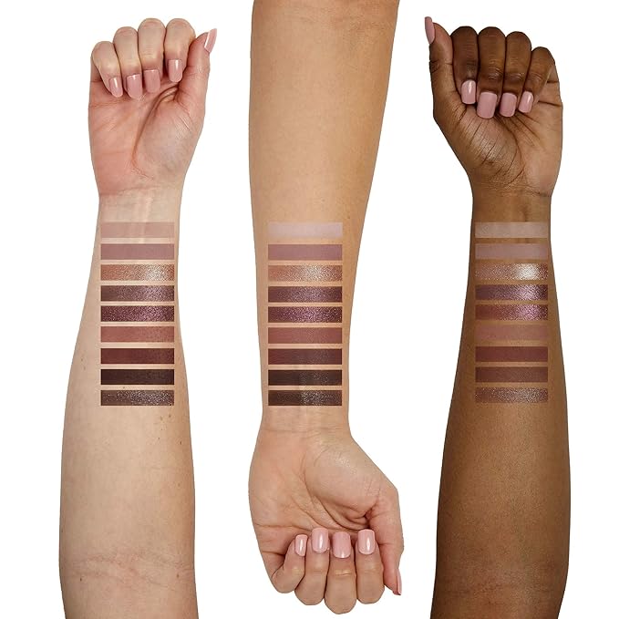 Sigma Beauty On-the-Go Eyeshadow Palette - Hazy - 9 Bold Eyeshadow Shades in Matte, Shimmer and metallic Finishes - Highly Pigmented Vegan Eye Makeup Palette - Clean Beauty Products-Velvo Beauty