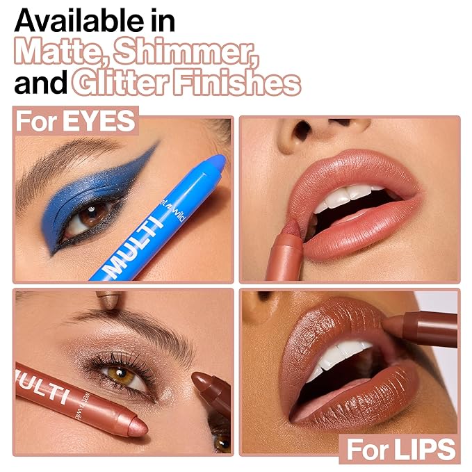 wet n wild Color Icon Cream Eyeliner Eyeshadow Multi-Stick, Moisturizing, Nourishing Velvety Cream-to-Powder Buildable & Blendable Formula, Cruelty-Free & Vegan - Ros-I-Locks-Velvo Beauty