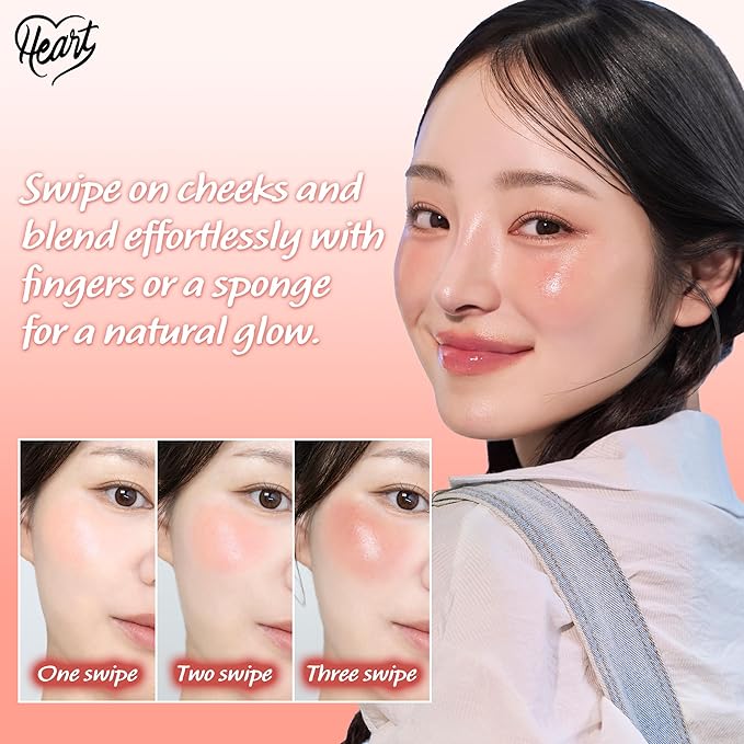 Touch in Sol In My Heart Stick Blush (#Reddish brick) – Cream Blush Stick for Cheeks, Eyes & Lips – Korean Makeup Cheek – Creamy, Blendable Milk Blushe for Dewy Glow, Natural Finish, k beauty, 0.21 Oz-Velvo Beauty