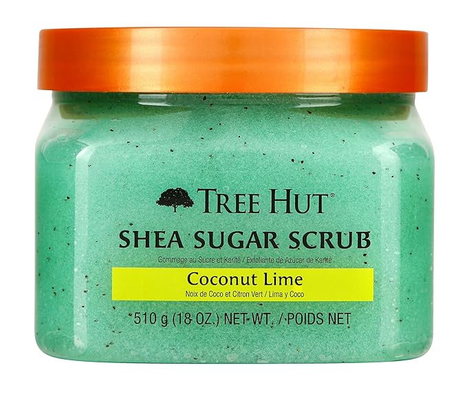 Tree Hut Shea Sugar Body Scrub Coconut Lime 18 oz-Velvo Beauty