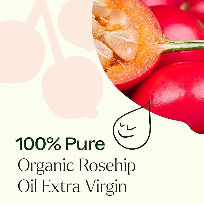 Plant Therapy Organic Rosehip Carrier Oil 4 oz For Skin and Hair Cold Pressed Supports Skin Hydration Fine Lines & Wrinkles Extra Virgin, Vitamins A and E & Essential Fatty Acids-Velvo Beauty