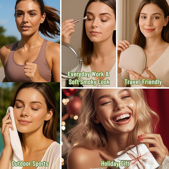 6 Colors Mini Naked Eyeshadow Makeup Palette Olive-colored Neutral Tone Eye Shadow Matte & Shimmer Nude Make Up Pallet with Mirror Blendable Highly Pigmented Travel Size Gift Kit 04-Velvo Beauty