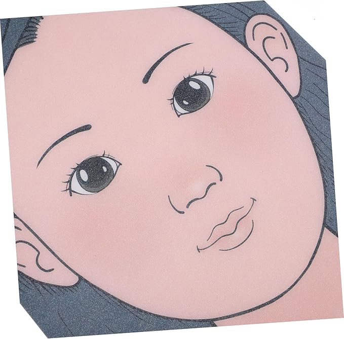 ADOCARN 2pcs Makeup Practice Board Makeup Training Face Colored Makeup Template Painting Exercise Template Cosmetic Makeup Template Eyelid Face Board Double Eyelid Plastic Child Face Paint-Velvo Beauty