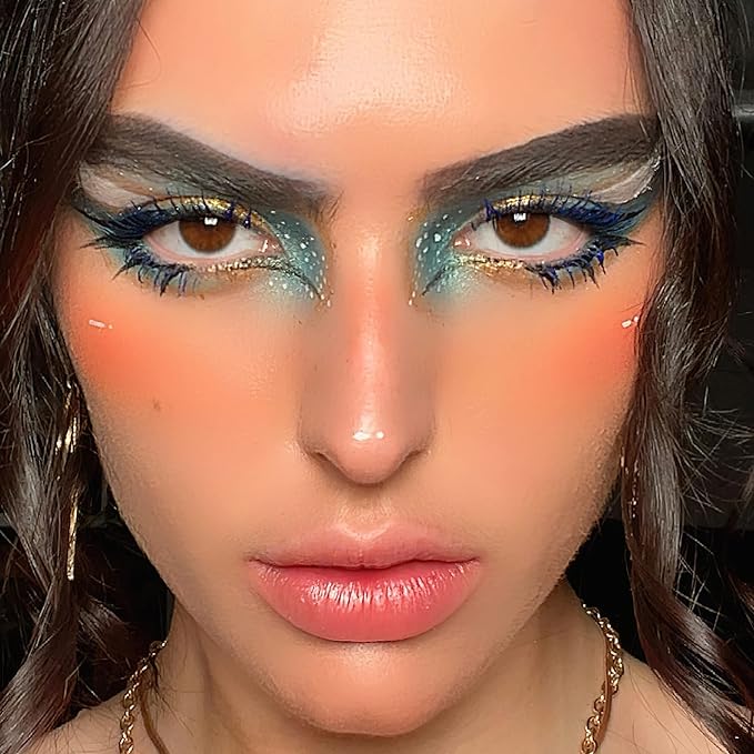 24 Shades Eyeshadow Palette - Festive Luxury Vibrant Bold Full-Color Pigment Long Lasting Matte Shimmer Eye shadow Palette (Malibu)-Velvo Beauty