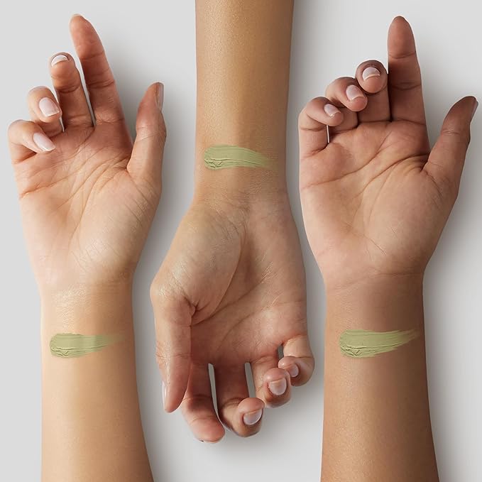 THESAEM Cover Perfection Pot Concealer #Green Beige - High Adherence & Coverage Balm, Conceals & Corrects Redness Spots, Matte Finish Sebum Control for Oily and Combination Skin-Velvo Beauty