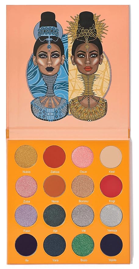 Juvia's Place Palette The Magic Mini - Bright and Bold Red, Shades of 16, Professional Eye Makeup, Pigmented Palette, Makeup Palette for Eye Color & Shine-Velvo Beauty