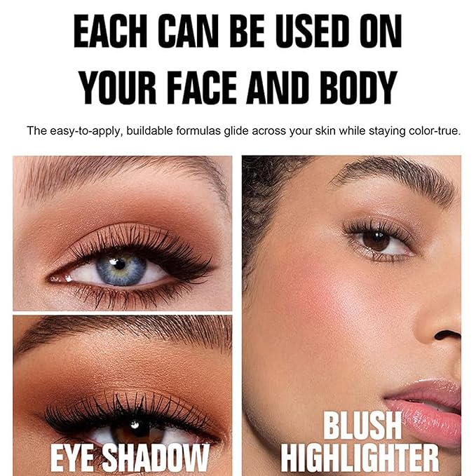 3D Blush Palette, Multi-Use Makeup Contour Pressed Powder Long-Lasting Pigment Cheekbones Contouring Blush Blendable Natural Shimmery Or Matte Finish(03#)-Velvo Beauty