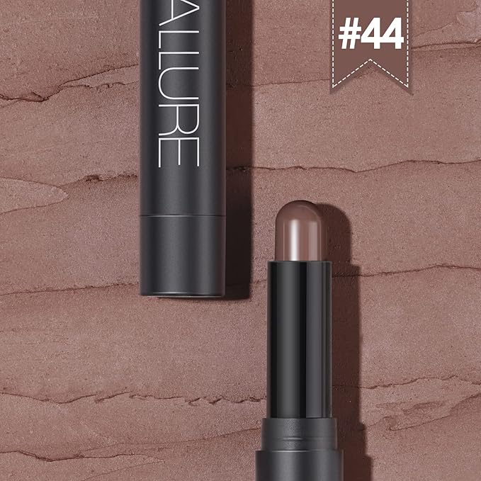 FOCALLURE Shimmer and Matte Cream Eyeshadow Stick,Smooth Brilliant Eye Brightener Pencil,High Pigment Eye Highlighter Pen for Women,Long Lasting Waterproof Eye Shadow and Liners Makeup (SOLO)-Velvo Beauty