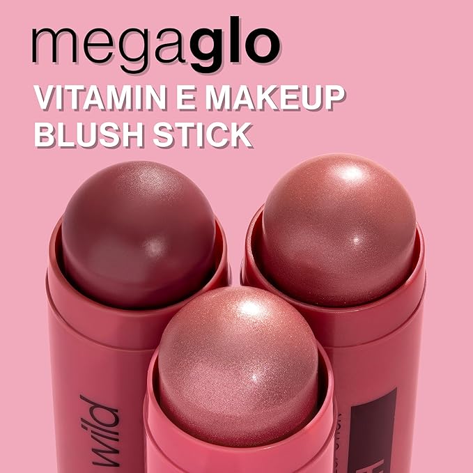 wet n wild Mega Glo Makeup Stick, Buildable Color, Versatile Use, Cruelty-Free & Vegan - Say It Ain't Rose-Velvo Beauty