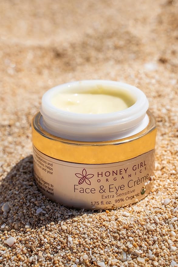 Honey Girl Organics Extra Sensitive Face and Eye Creme, 1.75 Fluid Ounce-Velvo Beauty