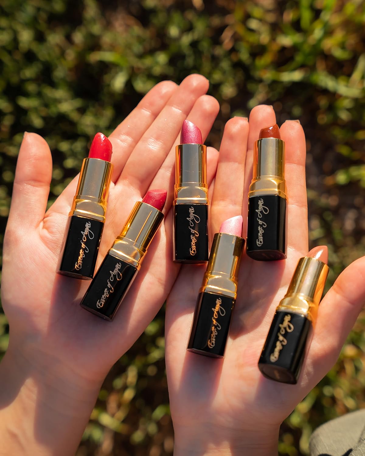 Essence Of Argan Dark Brown Lipstick for Cracked & Dry Lips - 100% Organic Argan & Jojoba Oil, Shea Butter & Aloe Vera - Hydrating & Deep Moisturizing Chocolate Brown Long Lasting Lipstick for Women-Velvo Beauty