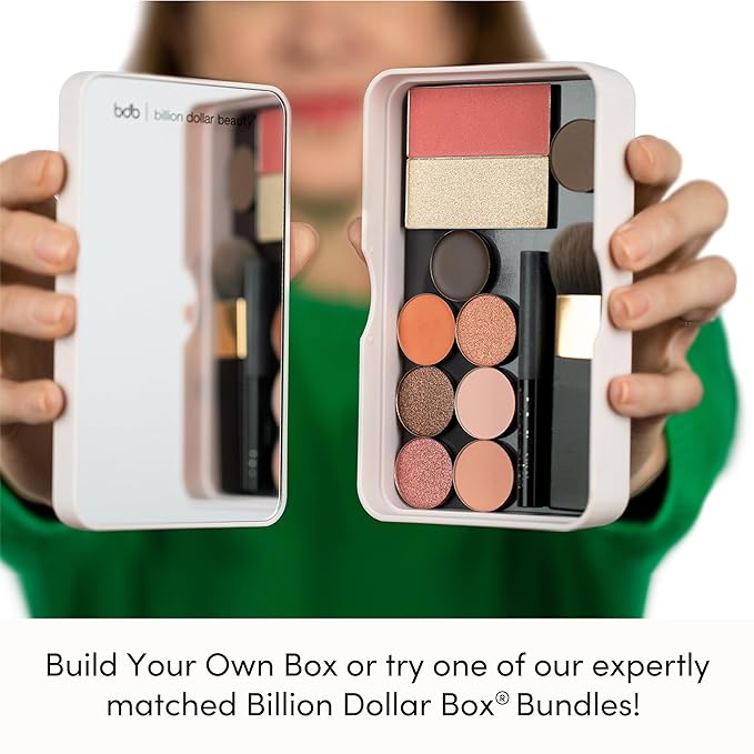 Billion Dollar Brows Beauty Box, All-in-One, Customizable, Sustainable, Convenient, Full Face Makeup Palette, Cruelty Free (Beauty Box)-Velvo Beauty