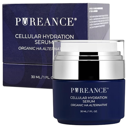 PUREANCE Organic Hydrating Serum for Face - Tremella Mushroom Stimulates Collagen and Cellular Growth, Hyaluronic Acid Serum Enhances Moisture and Nourishes Skin-Velvo Beauty