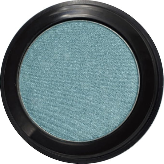 Sheer Aqua Shimmering Teal Blue Green Pressed Powder Single Vegan Eyeshadow; Talc, Paraben & Cruelty Free-Velvo Beauty