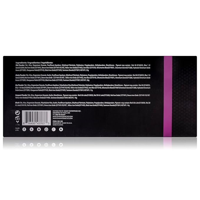 The SHANY Beauty Cliche Makeup Set - All-in-One Makeup Palette with Eyeshadows, Face Powders, and Blushes-Velvo Beauty