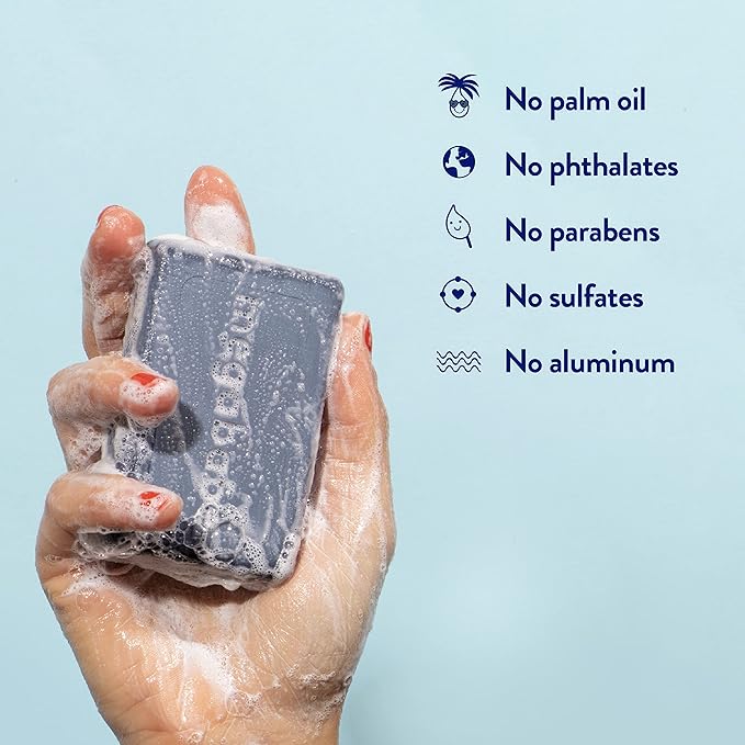 Megababe Underarm Bar Soap - Space Bar | With Detoxifying Charcoal for Odor Control | 4.5 oz-Velvo Beauty