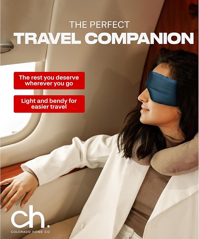 SUNDAYSILKS™ | Adjustable Silk Sleep Mask for Side Sleeper | Cloud-Like Comfort, Weighted for Deep Sleep | Soft Sleep Face Mask for Women & Men, Full Blackout, Cooling Silk Eye Mask for Sleeping-Velvo Beauty