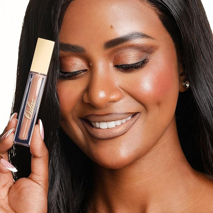 Oulac Matte Liquid Nude Lipstick for Women, Beige Brown High Impact Lip Color, Long Lasting Lipsticks, Waterproof, Creamy Formula Lip Stick with Vitamin E, Vegan & Cruelty-Free, 4.5ml (MS01)-Velvo Beauty